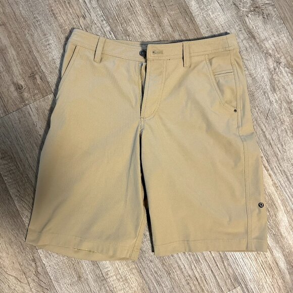 Lululemon Tan Khaki Men's Shorts 32 - Picture 1 of 5